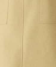 FKHFS62160 MK MICHEL KLEIN(MK ミッシェルクラン) リバージャージーAラインスカート/洗える ライトイエロー