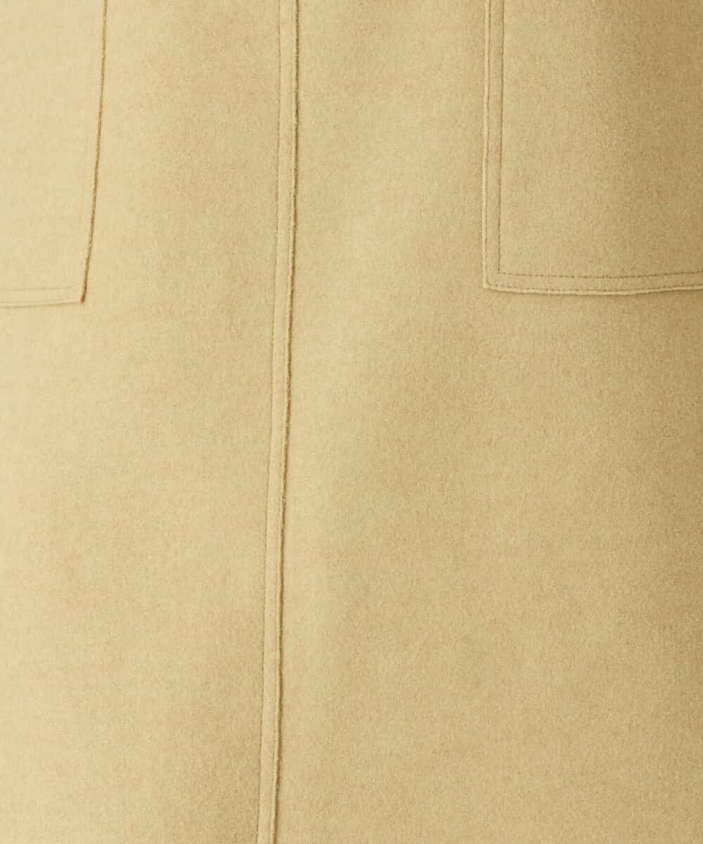 FKHFS62160 MK MICHEL KLEIN(MK ミッシェルクラン) リバージャージーAラインスカート/洗える ライトイエロー
