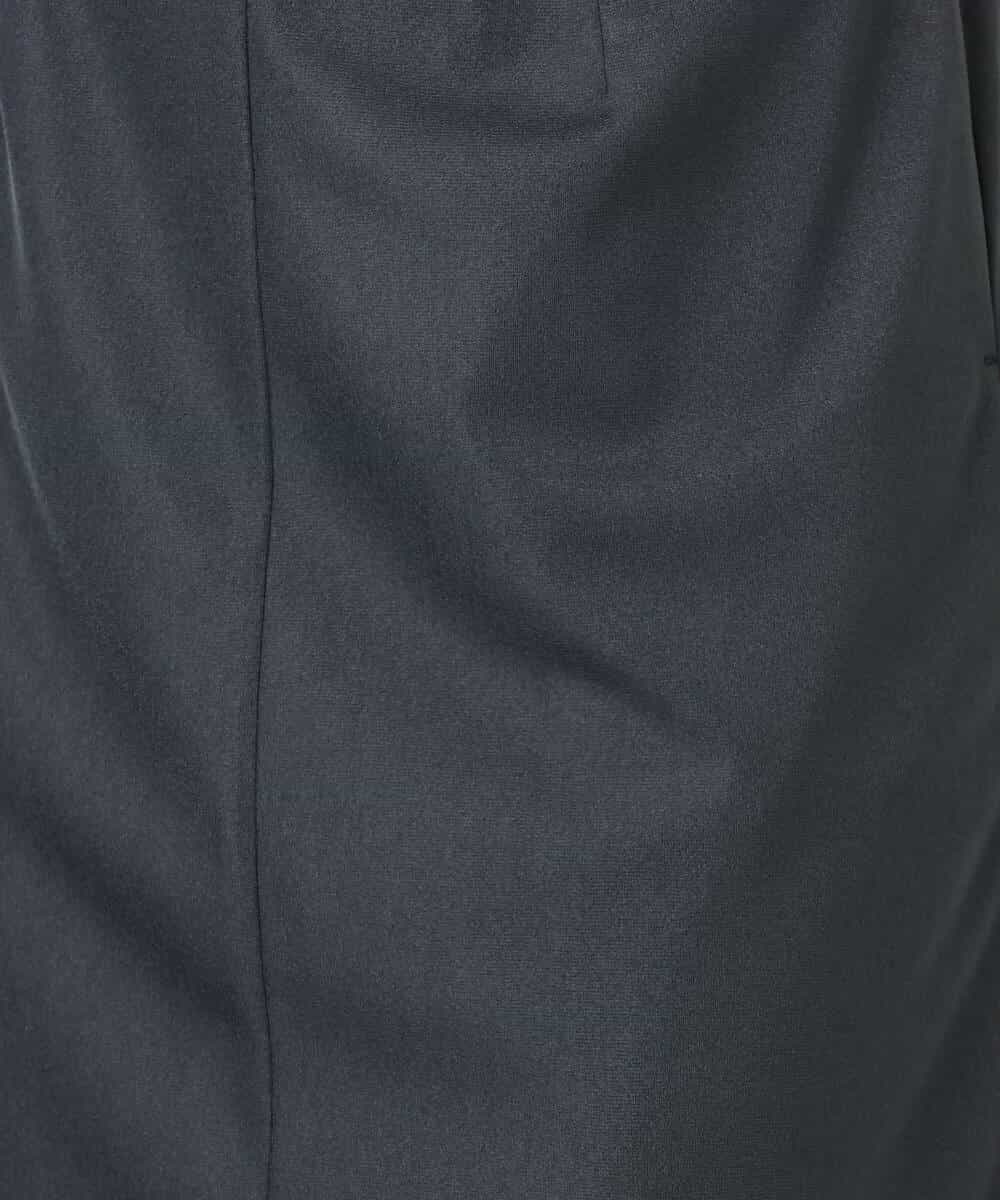 FKHGD20150 MK MICHEL KLEIN(MK ミッシェルクラン) オーガンジートリコットシアータイトスカート/洗える ネイビー