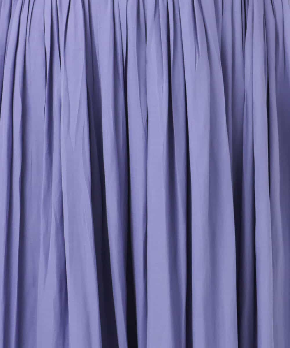 FKHGD35150 MK MICHEL KLEIN(MK ミッシェルクラン) サテンプリーツスカート/UVカット/洗える ダークグレー