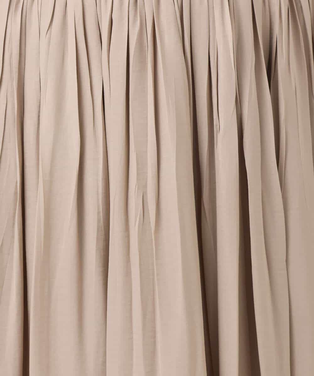 FKHGD35150 MK MICHEL KLEIN(MK ミッシェルクラン) サテンプリーツスカート/UVカット/洗える ダークグレー