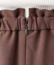 FKHGD40150 MK MICHEL KLEIN(MK ミッシェルクラン) ポケットデザインストレッチタイトスカート/洗える ブラウン