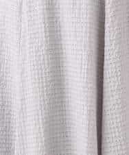 FKHGD45170 MK MICHEL KLEIN(MK ミッシェルクラン) シアーチェック柄フレアスカート/洗える ライトグレー