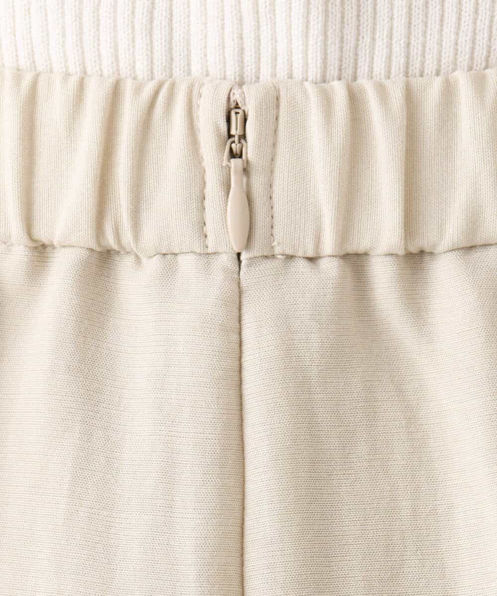 FKHGD55170 MK MICHEL KLEIN(MK ミッシェルクラン) [UVカット/洗える]リネン混フレアースカート ベージュ