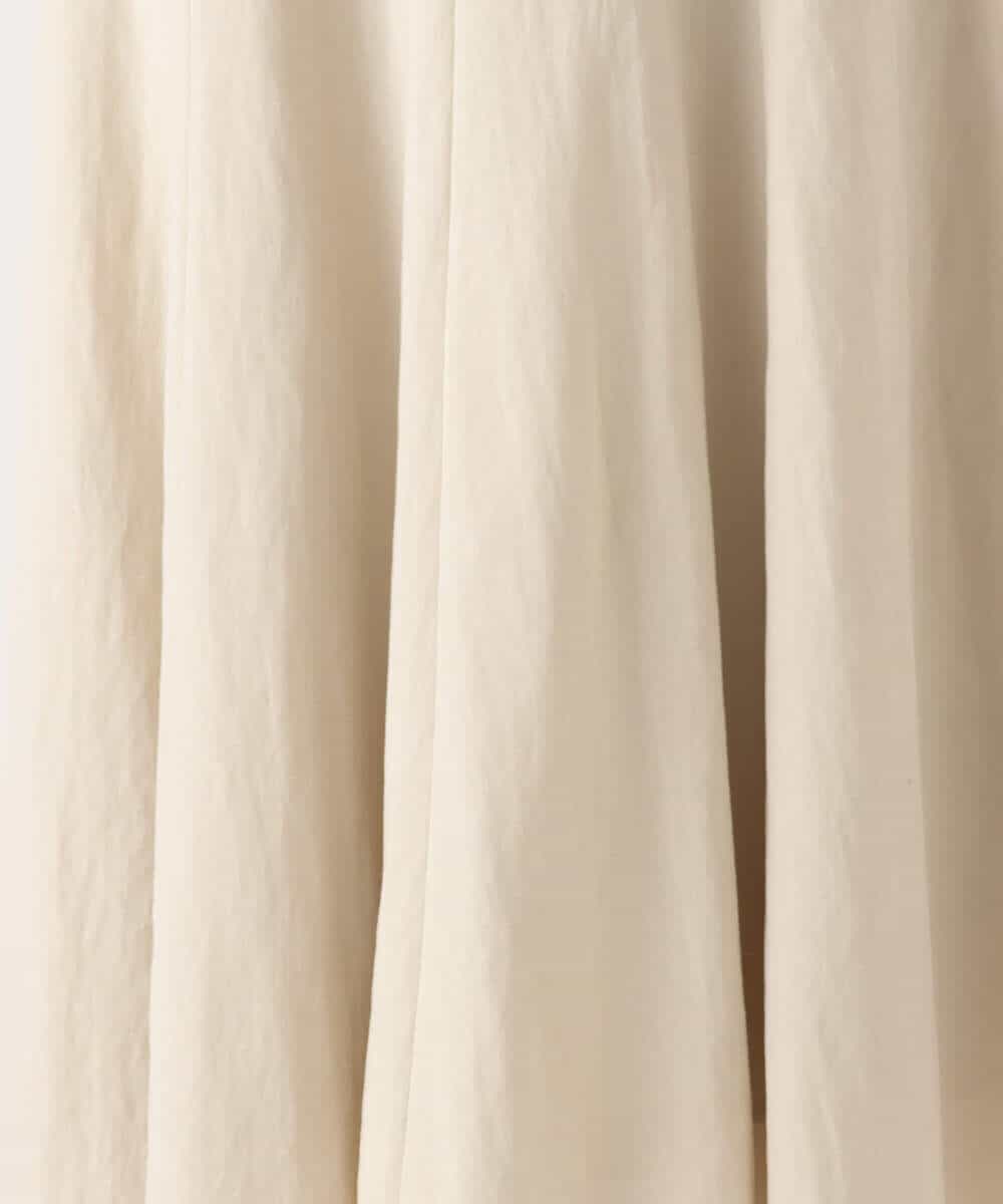 FKHGD55170 MK MICHEL KLEIN(MK ミッシェルクラン) [UVカット/洗える]リネン混フレアースカート ベージュ