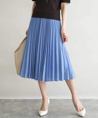 FKHGD58170 MK MICHEL KLEIN [洗える]プリーツデザインスカート