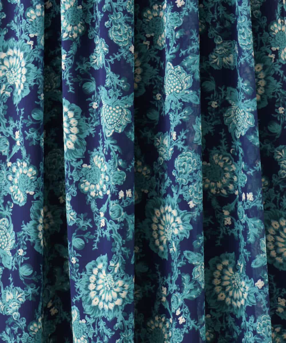 FKHGF05140 MK MICHEL KLEIN(MK ミッシェルクラン) [洗える]更紗プリント花柄シフォンスカート ベージュ