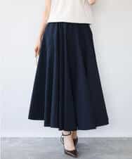 FKHHD64180 MK MICHEL KLEIN(MK ミッシェルクラン) [撥水/UVカット/洗える]ボリュームフレアスカート ネイビー