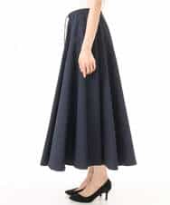 FKHHD64180 MK MICHEL KLEIN(MK ミッシェルクラン) [撥水/UVカット/洗える]ボリュームフレアスカート ネイビー