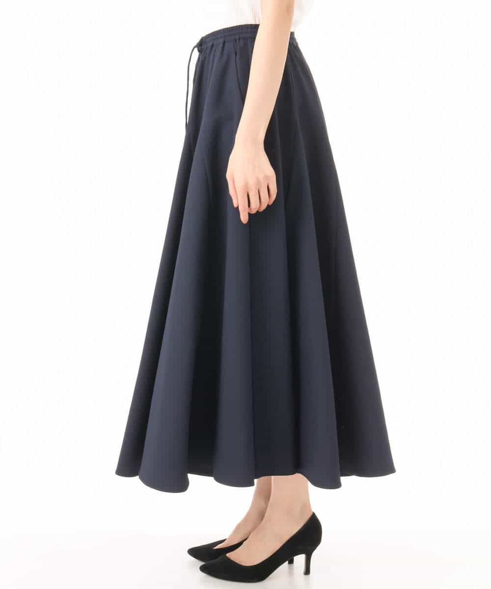 FKHHD64180 MK MICHEL KLEIN(MK ミッシェルクラン) [撥水/UVカット/洗える]ボリュームフレアスカート ネイビー