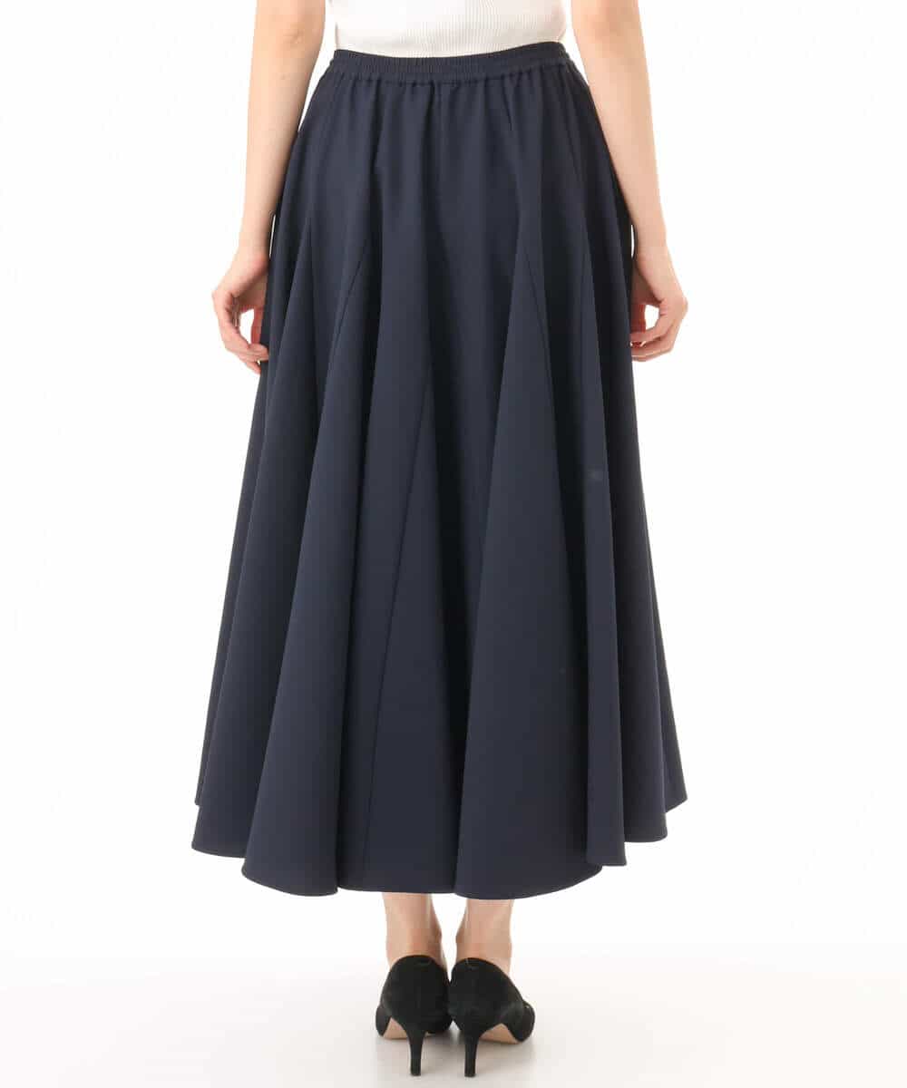 FKHHD64180 MK MICHEL KLEIN(MK ミッシェルクラン) [撥水/UVカット/洗える]ボリュームフレアスカート ネイビー