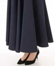 FKHHD64180 MK MICHEL KLEIN(MK ミッシェルクラン) [撥水/UVカット/洗える]ボリュームフレアスカート ネイビー