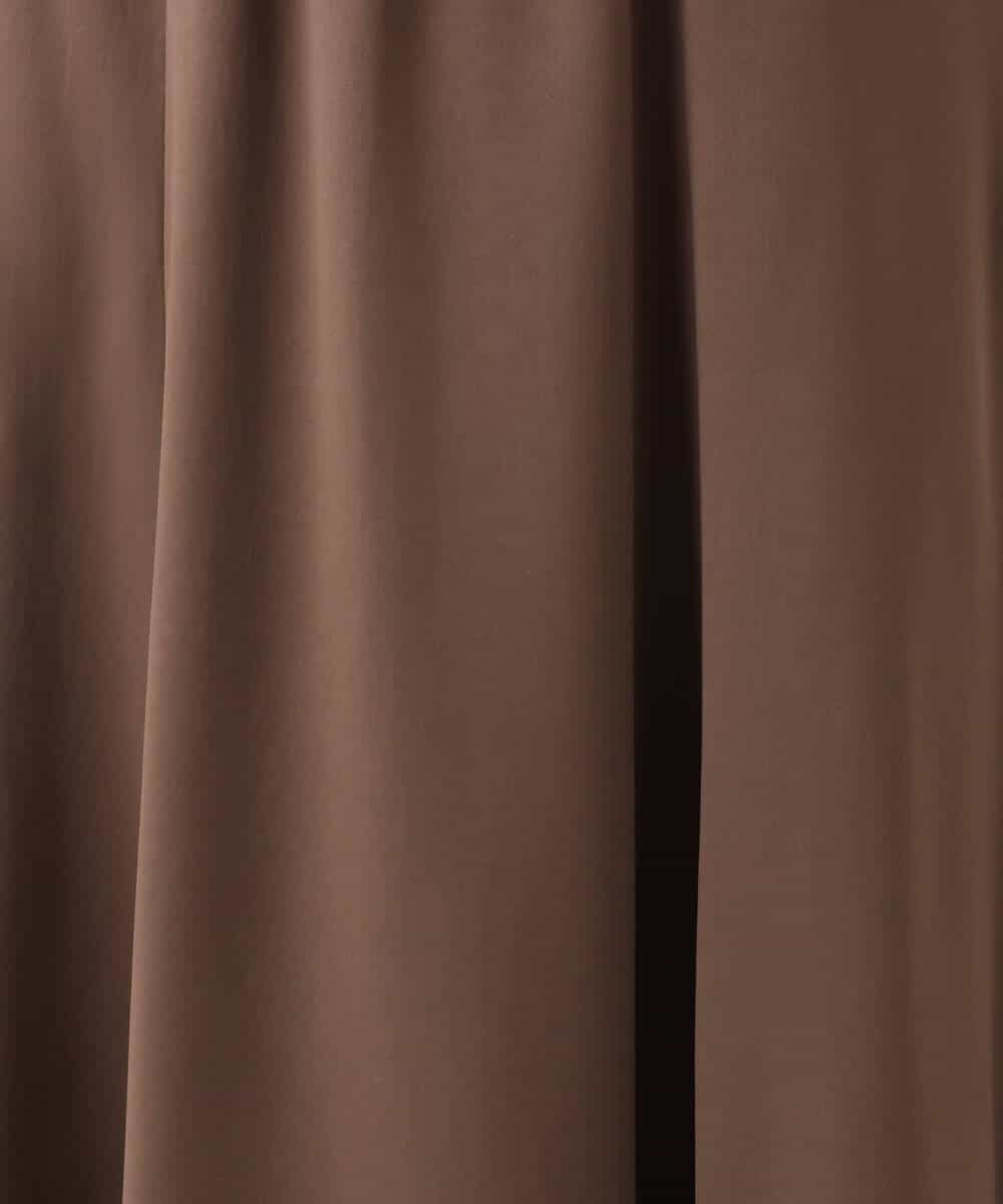 FKHJD30170 MK MICHEL KLEIN(MK ミッシェルクラン) [洗える]起毛サテンマーメイドシルエットスカート グレージュ