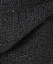 FKHJD41190 MK MICHEL KLEIN(MK ミッシェルクラン) [洗える]ツイードライクIラインスカート ブラック