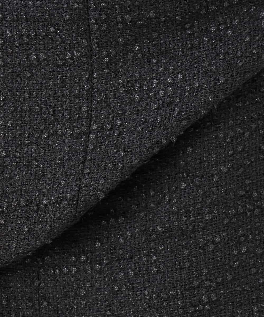 FKHJD41190 MK MICHEL KLEIN(MK ミッシェルクラン) [洗える]ツイードライクIラインスカート ブラック