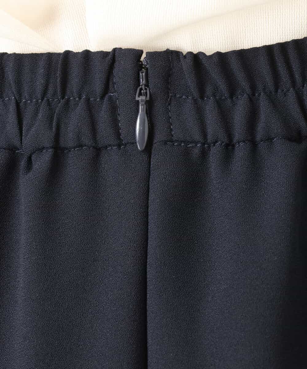 FKHJP39150 MK MICHEL KLEIN(MK ミッシェルクラン) セミマーメイドスカート/洗える ネイビー