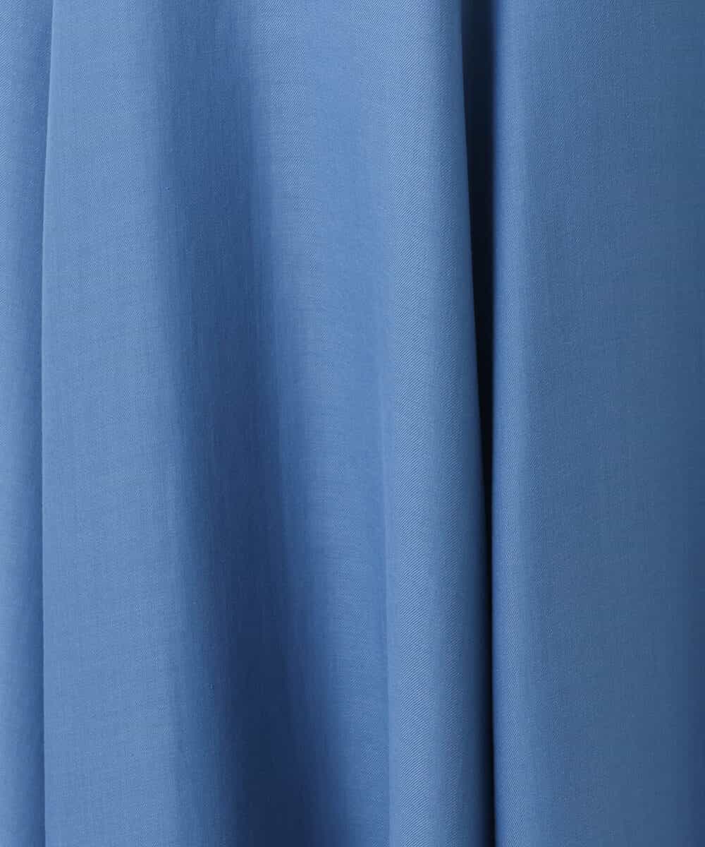 FKHJS28150 MK MICHEL KLEIN(MK ミッシェルクラン) マーメイド調ツイルスカート/洗える ブルー
