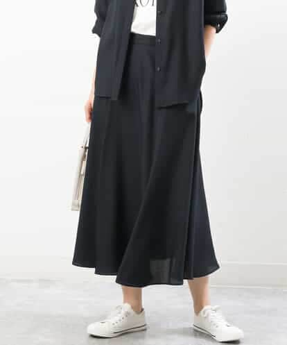 FKHJS28150 MK MICHEL KLEIN マーメイド調ツイルスカート/洗える