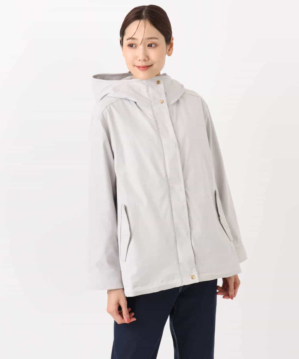 FKJAD35310 MK MICHEL KLEIN(MK ミッシェルクラン) ダウンライナー付きマルチwayブルゾン/撥水加工 ライトグレー