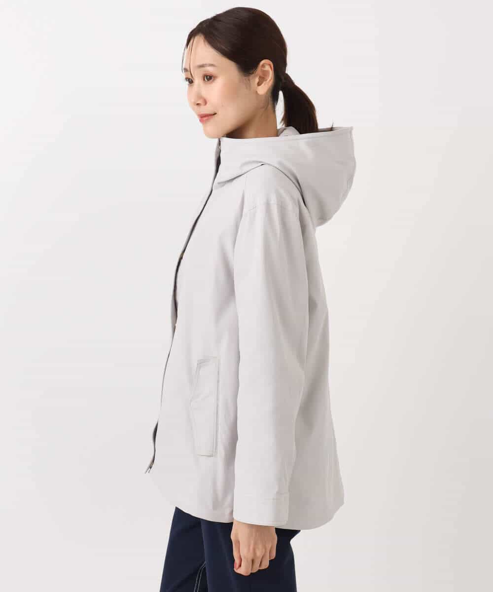 FKJAD35310 MK MICHEL KLEIN(MK ミッシェルクラン) ダウンライナー付きマルチwayブルゾン/撥水加工 ライトグレー