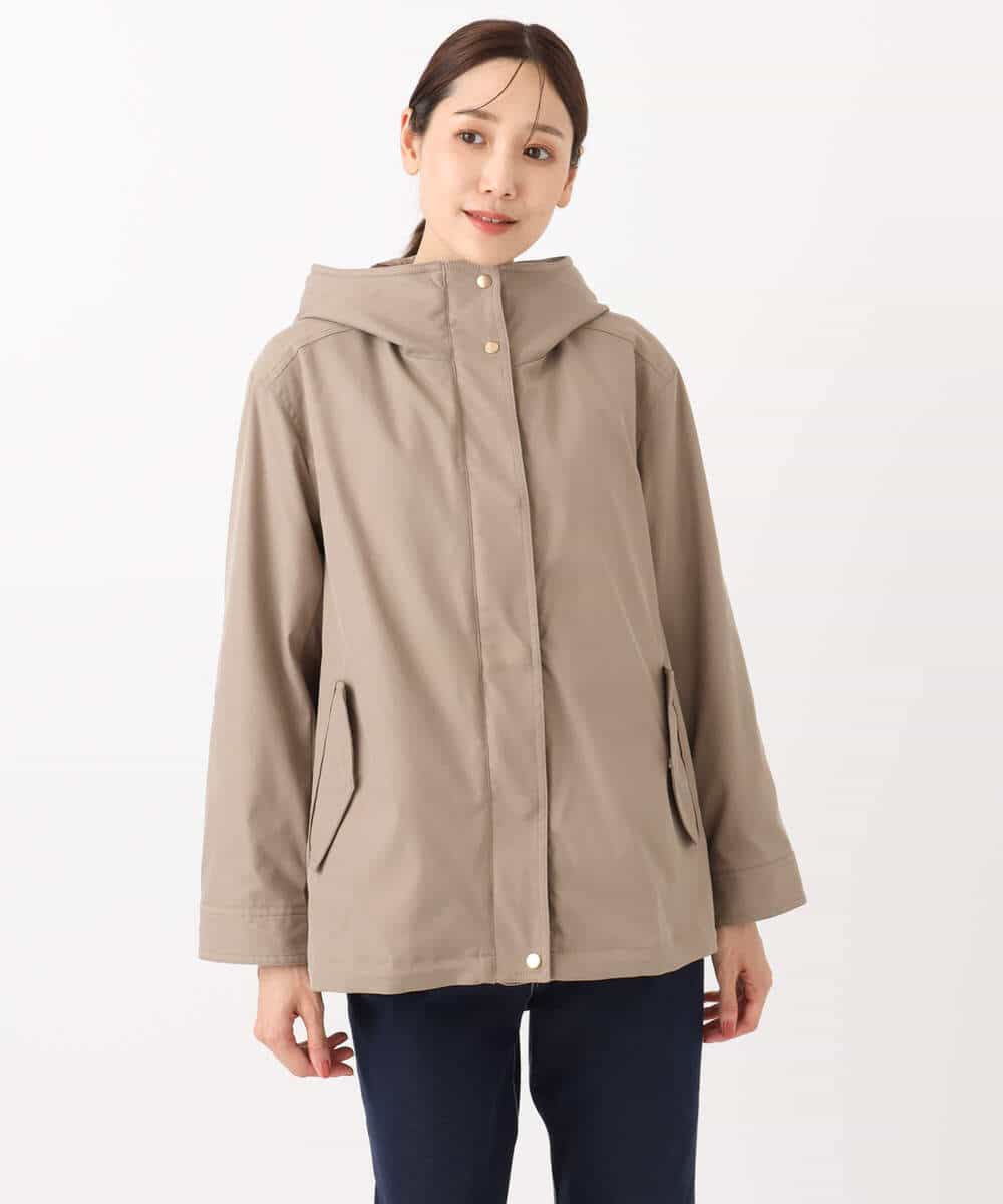 FKJAD35310 MK MICHEL KLEIN(MK ミッシェルクラン) ダウンライナー付きマルチwayブルゾン/撥水加工 ライトグレー