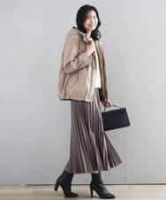 FKJAD35310 MK MICHEL KLEIN(MK ミッシェルクラン) ダウンライナー付きマルチwayブルゾン/撥水加工 ライトグレー