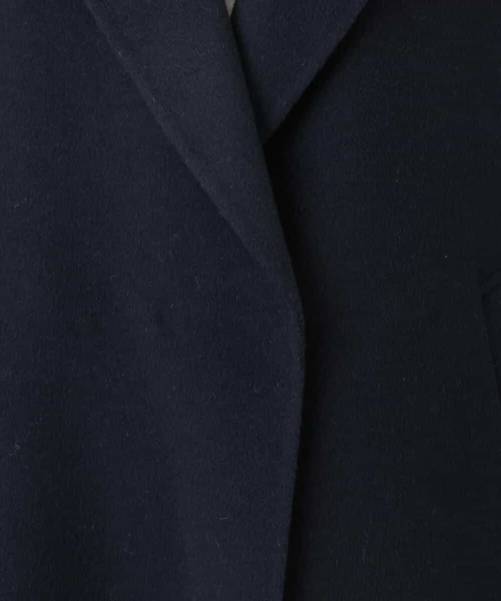 FKJAD40270 MK MICHEL KLEIN(MK ミッシェルクラン) スムースリバー ミドル丈コート ライトグレー
