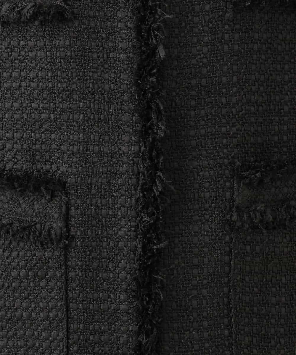 FKJAG53330 MK MICHEL KLEIN(MK ミッシェルクラン) [洗える]Vネックファンシーツイードジャケット ライトブルー