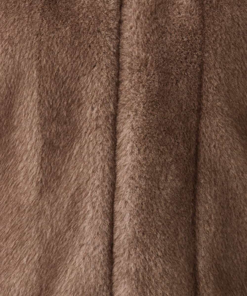FKJAG56310 MK MICHEL KLEIN(MK ミッシェルクラン) [洗える]ミンク調ファーブルゾン モカ