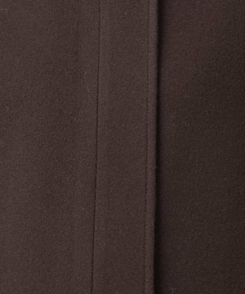 FKJAG62380 MK MICHEL KLEIN(MK ミッシェルクラン) [超軽量]エアリアルウール ステンカラーZIPコート アイボリー