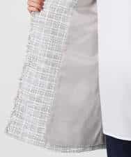 FKJFD02220 MK MICHEL KLEIN(MK ミッシェルクラン) ツイードジレ/洗える ライトブルー