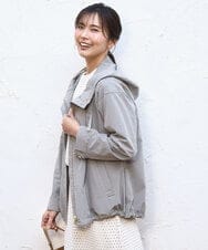 FKJFD14240 MK MICHEL KLEIN(MK ミッシェルクラン) [撥水/洗える]ストレッチマウンテンパーカー モカ