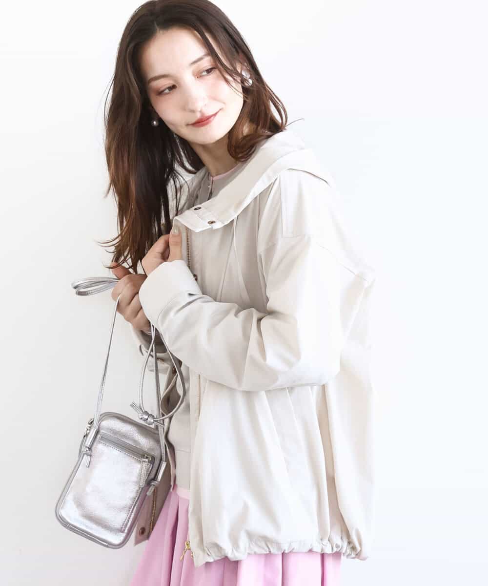 FKJFD14240 MK MICHEL KLEIN(MK ミッシェルクラン) ストレッチマウンテンパーカー/撥水加工/洗える ベージュ