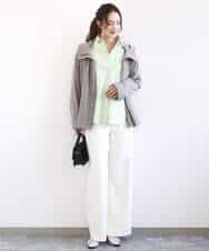 FKJFD14240 MK MICHEL KLEIN(MK ミッシェルクラン) ストレッチマウンテンパーカー/撥水加工/洗える ベージュ