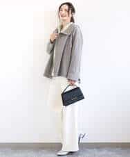 FKJFD14240 MK MICHEL KLEIN(MK ミッシェルクラン) ストレッチマウンテンパーカー/撥水加工/洗える ベージュ