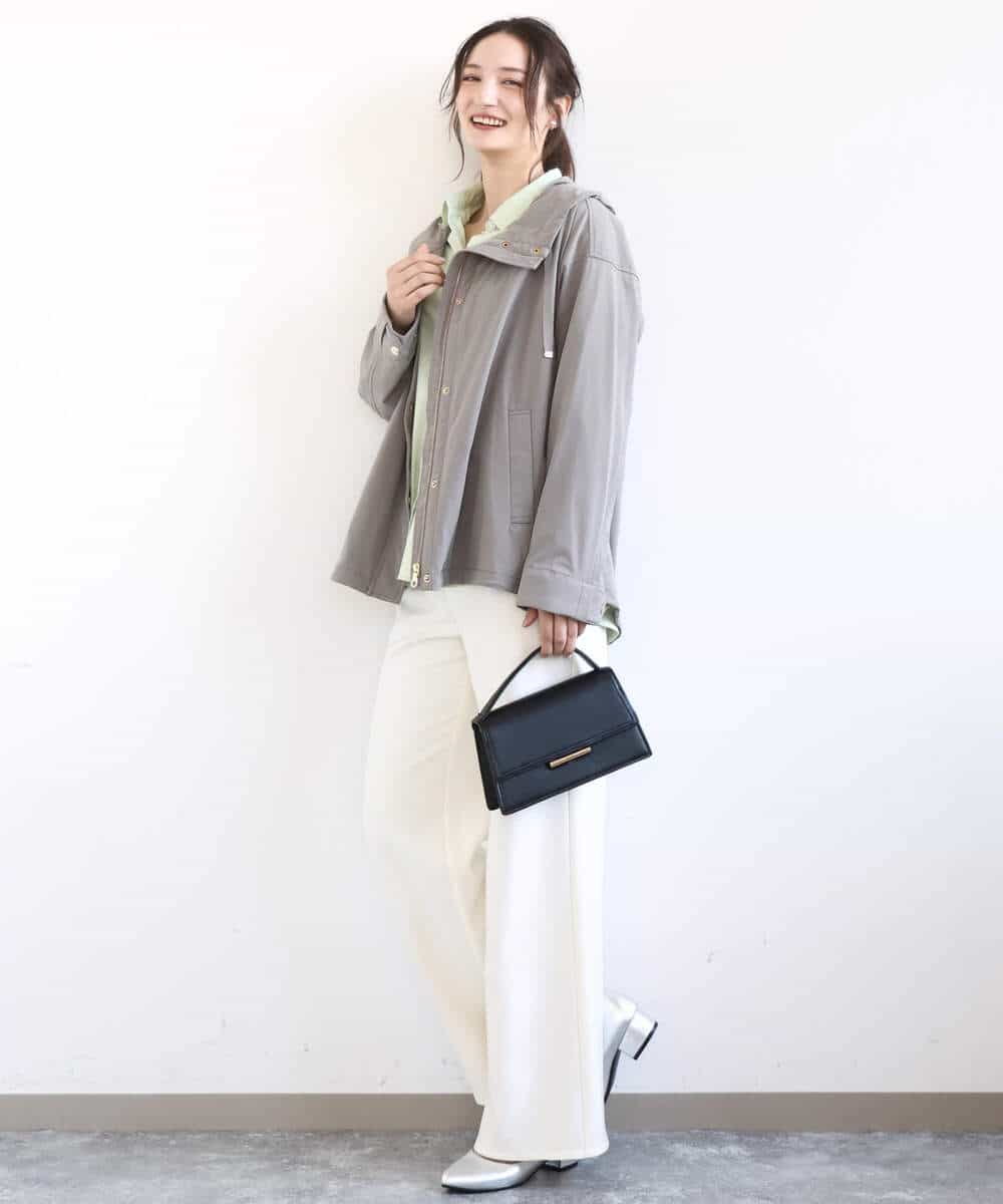 FKJFD14240 MK MICHEL KLEIN(MK ミッシェルクラン) ストレッチマウンテンパーカー/撥水加工/洗える ベージュ