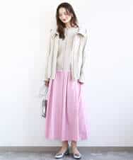 FKJFD14240 MK MICHEL KLEIN(MK ミッシェルクラン) ストレッチマウンテンパーカー/撥水加工/洗える ベージュ