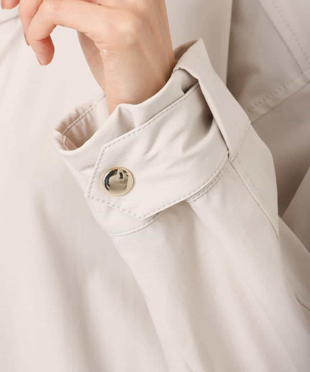 FKJFD14240 MK MICHEL KLEIN(MK ミッシェルクラン) ストレッチマウンテンパーカー/撥水加工/洗える ベージュ