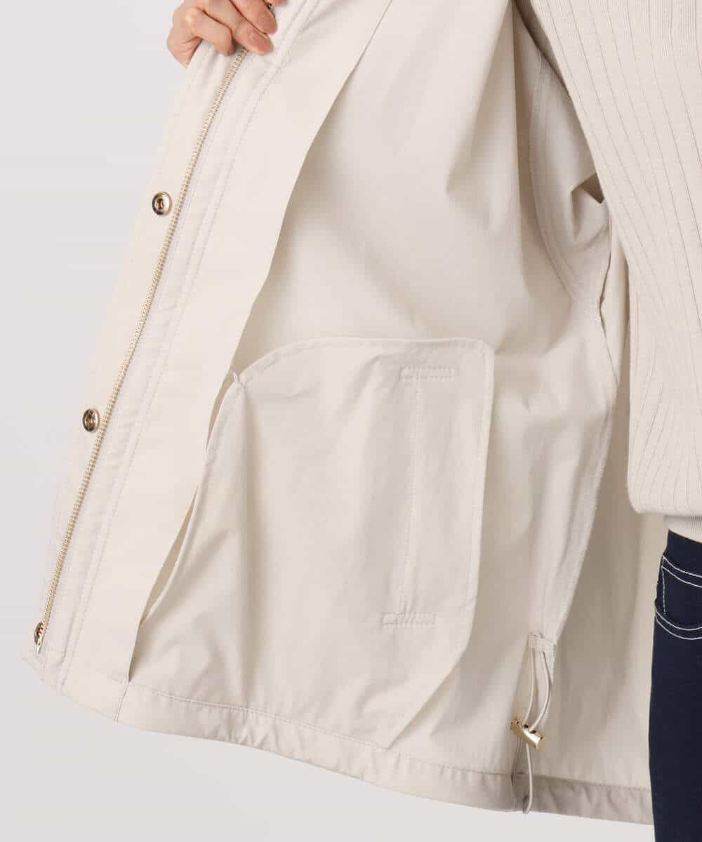 FKJFD14240 MK MICHEL KLEIN(MK ミッシェルクラン) ストレッチマウンテンパーカー/撥水加工/洗える ベージュ