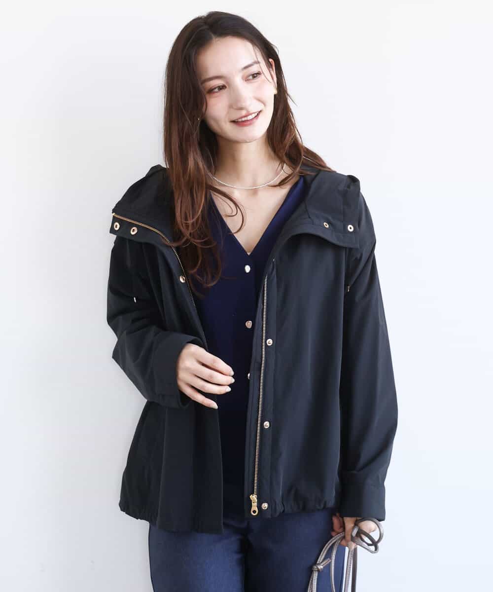 FKJFD14240 MK MICHEL KLEIN(MK ミッシェルクラン) ストレッチマウンテンパーカー/撥水加工/洗える スミクロ