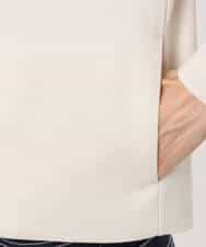 FKJFD21180 MK MICHEL KLEIN(MK ミッシェルクラン) フェイクスウェード ドット釦ジャケット/洗える アイボリー