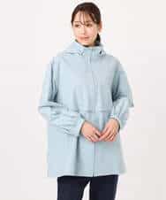 FKJFD27260 MK MICHEL KLEIN(MK ミッシェルクラン) 2wayタイプライターミドル丈ブルゾン/洗える ライトブルー