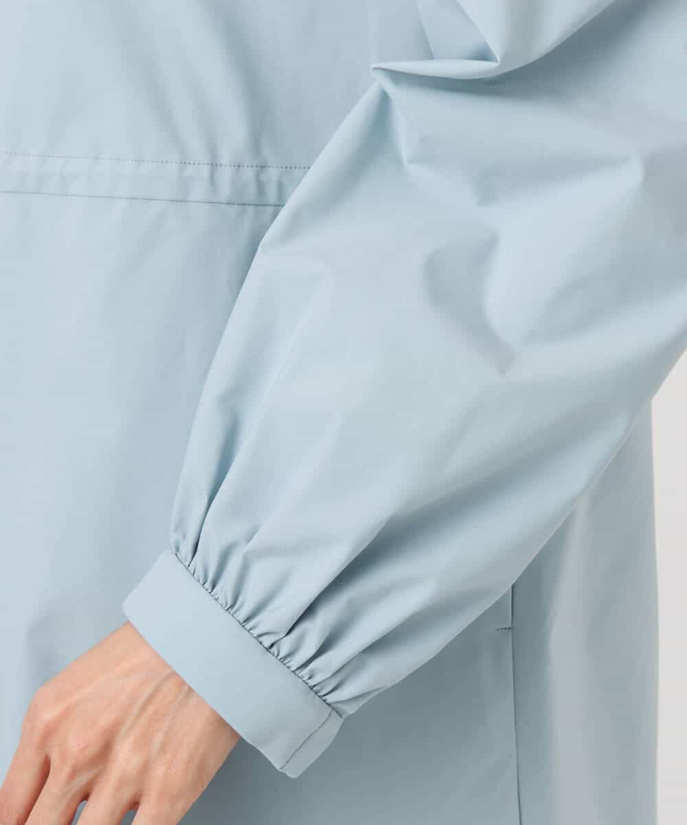 FKJFD27260 MK MICHEL KLEIN(MK ミッシェルクラン) 2wayタイプライターミドル丈ブルゾン/洗える ライトブルー