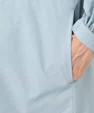 FKJFD27260 MK MICHEL KLEIN(MK ミッシェルクラン) 2wayタイプライターミドル丈ブルゾン/洗える ライトブルー