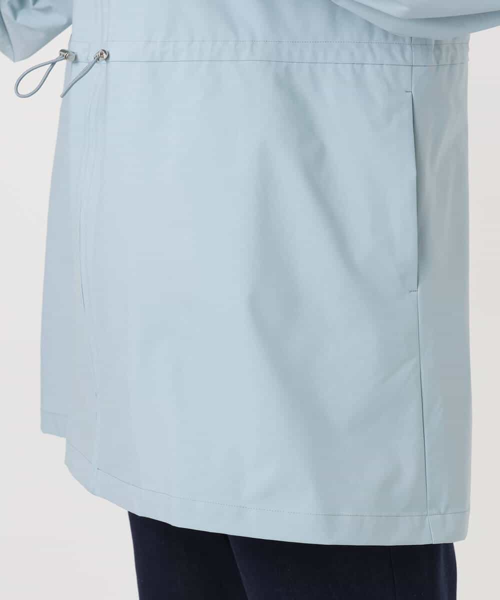 FKJFD27260 MK MICHEL KLEIN(MK ミッシェルクラン) 2wayタイプライターミドル丈ブルゾン/洗える ライトブルー