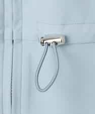 FKJFD27260 MK MICHEL KLEIN(MK ミッシェルクラン) 2wayタイプライターミドル丈ブルゾン/洗える ライトブルー