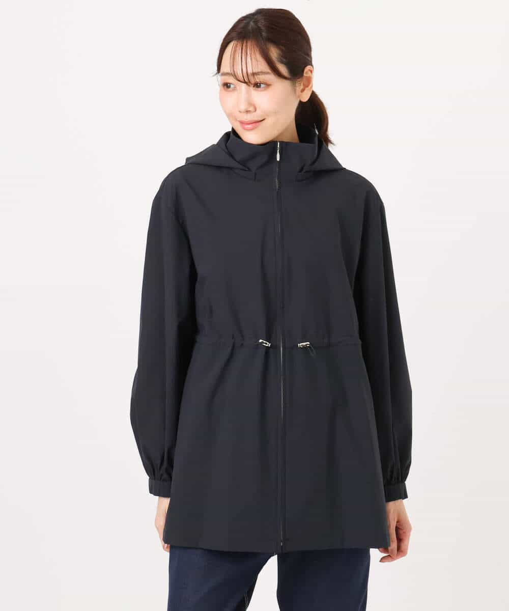 FKJFD27260 MK MICHEL KLEIN(MK ミッシェルクラン) 2wayタイプライターミドル丈ブルゾン/洗える ライトブルー