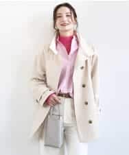 FKJFD28270 MK MICHEL KLEIN(MK ミッシェルクラン) テントライン ツイルコート/洗える ベージュ