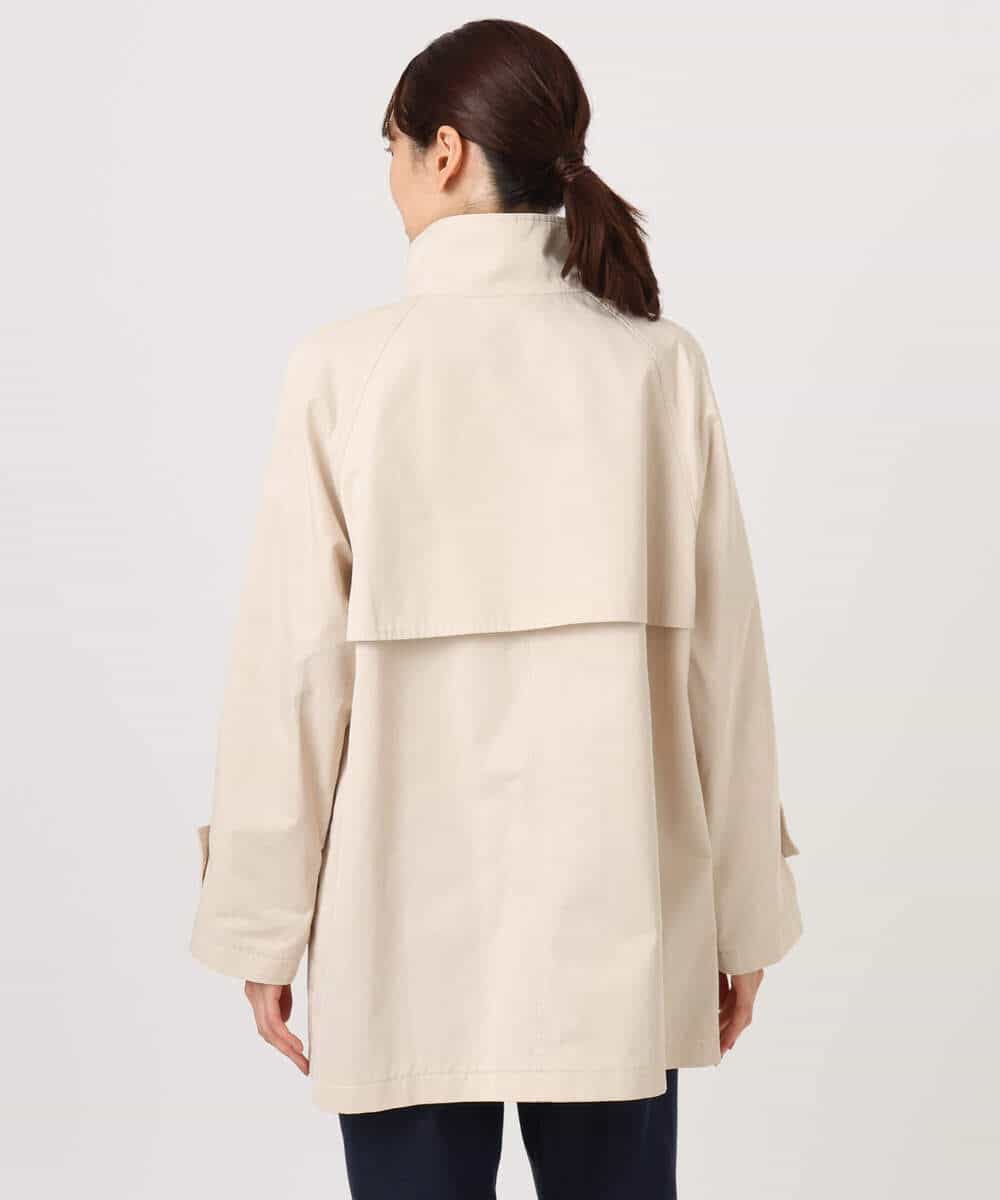 FKJFD28270 MK MICHEL KLEIN(MK ミッシェルクラン) テントライン ツイルコート/洗える ベージュ