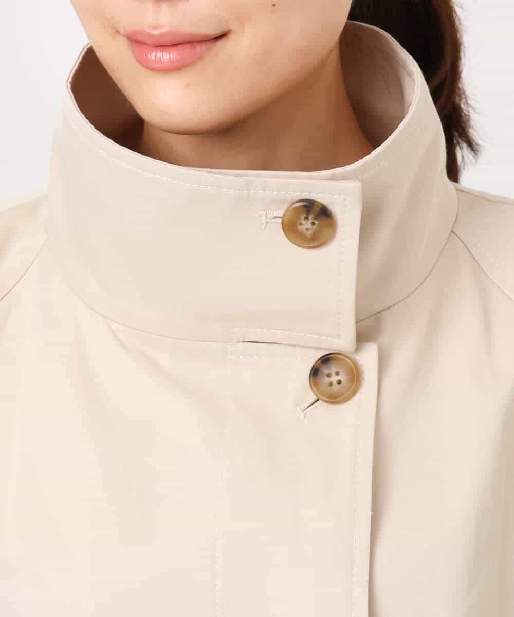 FKJFD28270 MK MICHEL KLEIN(MK ミッシェルクラン) テントライン ツイルコート/洗える ベージュ